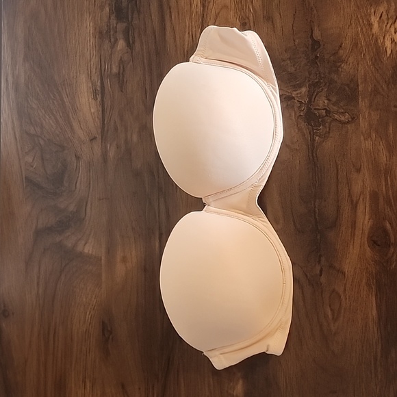 PINK VICTORIA SECRET STRAPLESS BRA - Picture 1 of 4